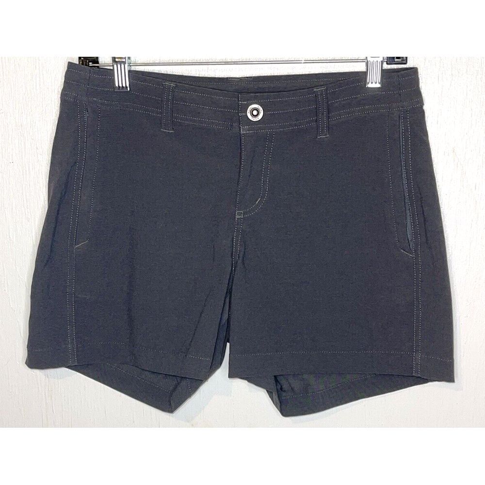 Kuhl Womens Shorts Size 4  4" Inseam Gray Hiking Outdoors Comfy Pockets